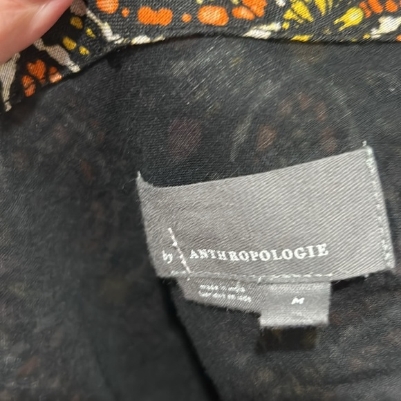 Anthropologie Colorful Patterned Crop Top - Picture 2 of 3